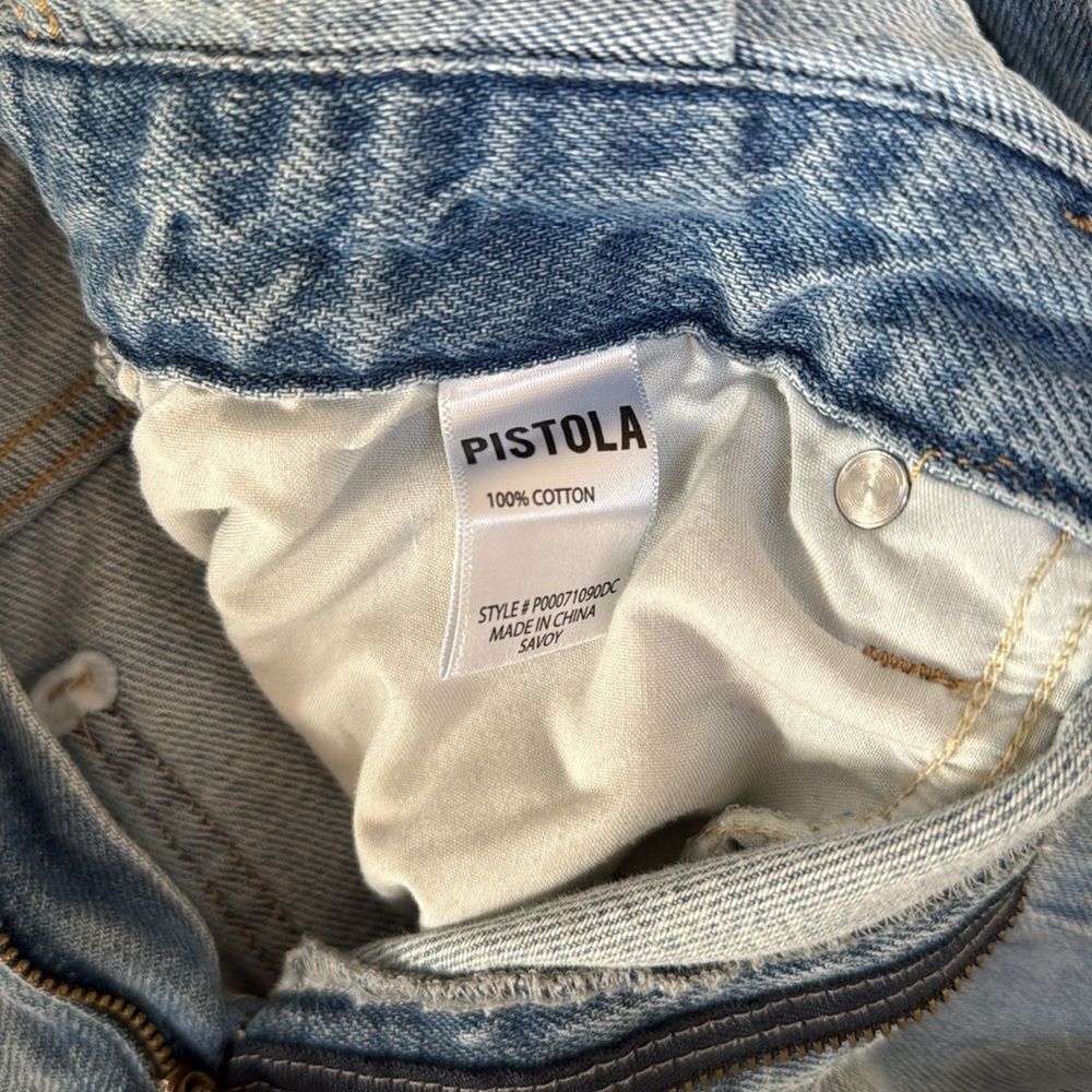 pistola Light Blue Denim Jumpsuit - Picture 5 of 7